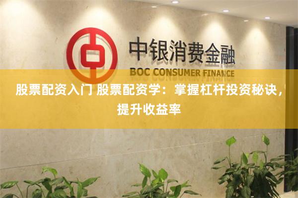 股票配资入门 股票配资学：掌握杠杆投资秘诀，提升收益率